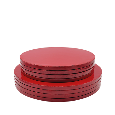 Base Alta Redonda Ø30cm- Vermelho